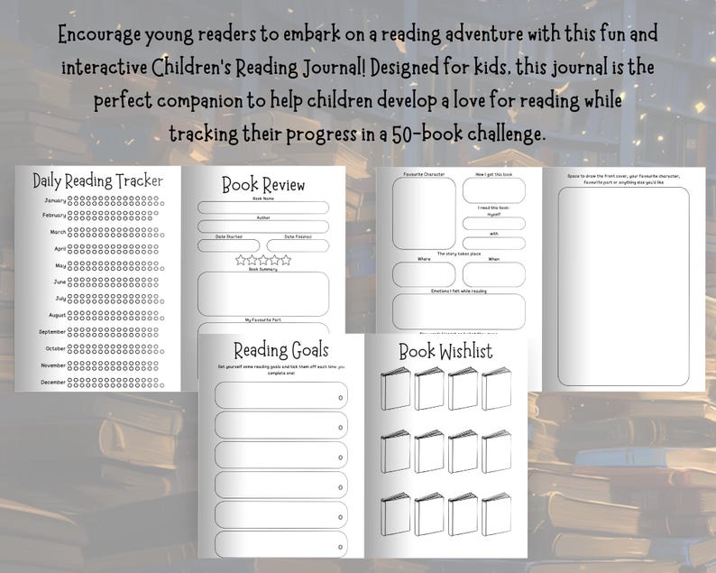Black Children’s Reading Journal | 50 Book Challenge - Celebrating Books by Black Authors & Illustrators | Book Reviews Young Readers