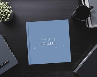 Primer año de universidad: Diario de recuerdos de bachillerato / Regalo de recuerdo para estudiantes del Reino Unido / Cuaderno de recuerdos universitarios / Regalo para empezar la universidad