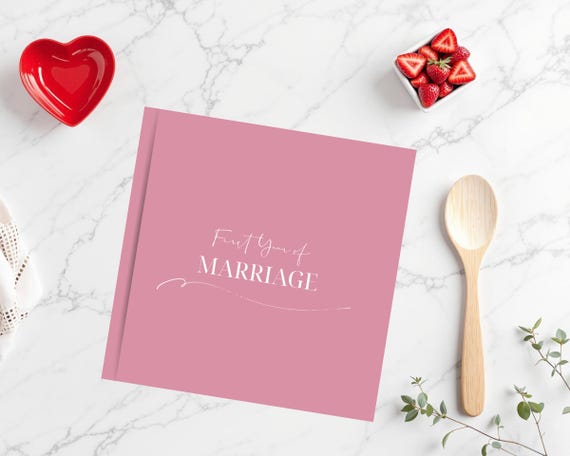 First Year Marriage Journal Wedding Gift Couples Newlywed Memory Book Personal Wedding Journal Marriage Milestone Tracker Activities