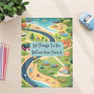 50 Things to Do Before You Turn 5 | Early Childhood Milestone Journal | Keepsake Memory Book for Documenting Toddler Development | Digital