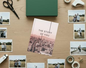 Banco de preguntas para escribir la historia de tu vida / Libro de recuerdos con 500 preguntas / Regalo para abuelos / Diario autobiográfico guiado para padres