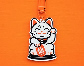 ACS CAT | Keychain | Lucky Cat | Acrylic Keychain | Lucky Christmas Gift