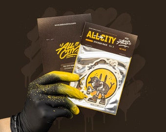 ALL-CITY Series | Sticker Pack Vol.3 | Cool Sticker | Vinyl Matte | Waterproof