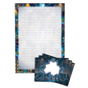 Briefpapier-Set A4 Graffiti Umschläge Kindergeburtstag Mädchen Jungen cooles Geschenk Street Art Notizblock Schreibpapier Teenager Universum