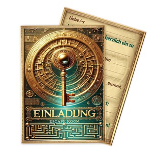 Escape Room Karten für Kinder Coole Karten für Kinder Quest Motivationskarten mit lustigem Dschungellabyrinth