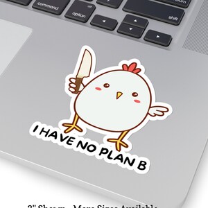 Funny Duck sticker for Laptop | Water Bottle Sticker | Gen Z Sticker | Funny bumper Sticker | Meme Sticker kawaii dark humor sticker