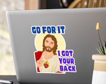 Funny Jesus I Saw That Sticker: Meme Christian Decal