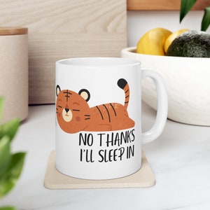 Funny gift for her 11oz mug for a cat lover, Gift for Her Him, Present, Birthday gift, cat or pet owner gift Teacher gift for college