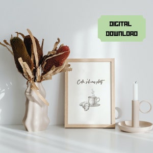 Coffee Bar Sign / Coffee Corner Wall Art - Cafe S&#39;il Vous Plait