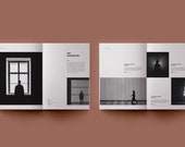 Photobook / Photo Album / Photography Portfolio Template | Canva Template, Memory Book, Ebook Template, Customizable Coffee Book Table