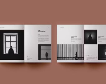 Photobook / Photo Album / Photography Portfolio Template | Canva Template, Memory Book, Ebook Template, Customizable Coffee Book Table