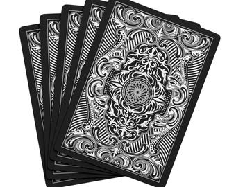 Artistic Poker Cards: Vintage Style Casino Card Deck