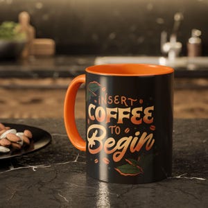 Colorful Coffee Mug - Perfect Gift for Coffee Lovers, Inspirational Mug for Home, Unique Drinkware for Any Occasion, Quote Mug