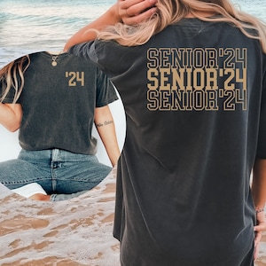 Senior 2024 shirt, Class Of 2024 Shirt, High School Graduation Gifts For Her, College Grad Gift, Graduating T-shirt, Student Gift, 2024 Tee