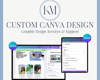 Custom Canva Graphic Design (Digital Download)