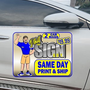 Buy Custom Vehicle Magnetic Signs & Save Up To 35%