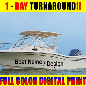 Vinyl Graphics Pontoon Graphics Boat Graphics Many Color Options