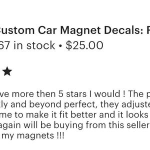 Custom Car Magnets: Full Color Business Vehicle Signs (Set of 2) immagine 9