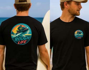 Retro jetski-T-shirt: Surf & Ocean-shirt met print