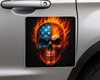 American Flag Magnet or Vinyl Decal: Patriotic USA Pride