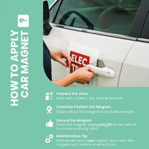Custom Car Magnets: Full Color Business Vehicle Signs (Set of 2) immagine 3