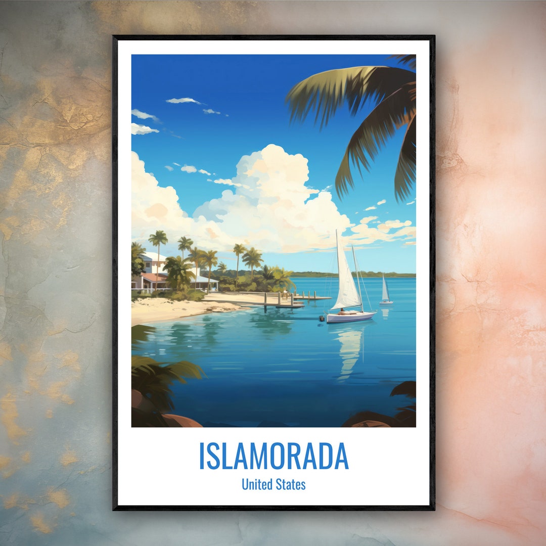 Islamorada Poster Islamorada Wall Art Islamorada Home Decor Etsy