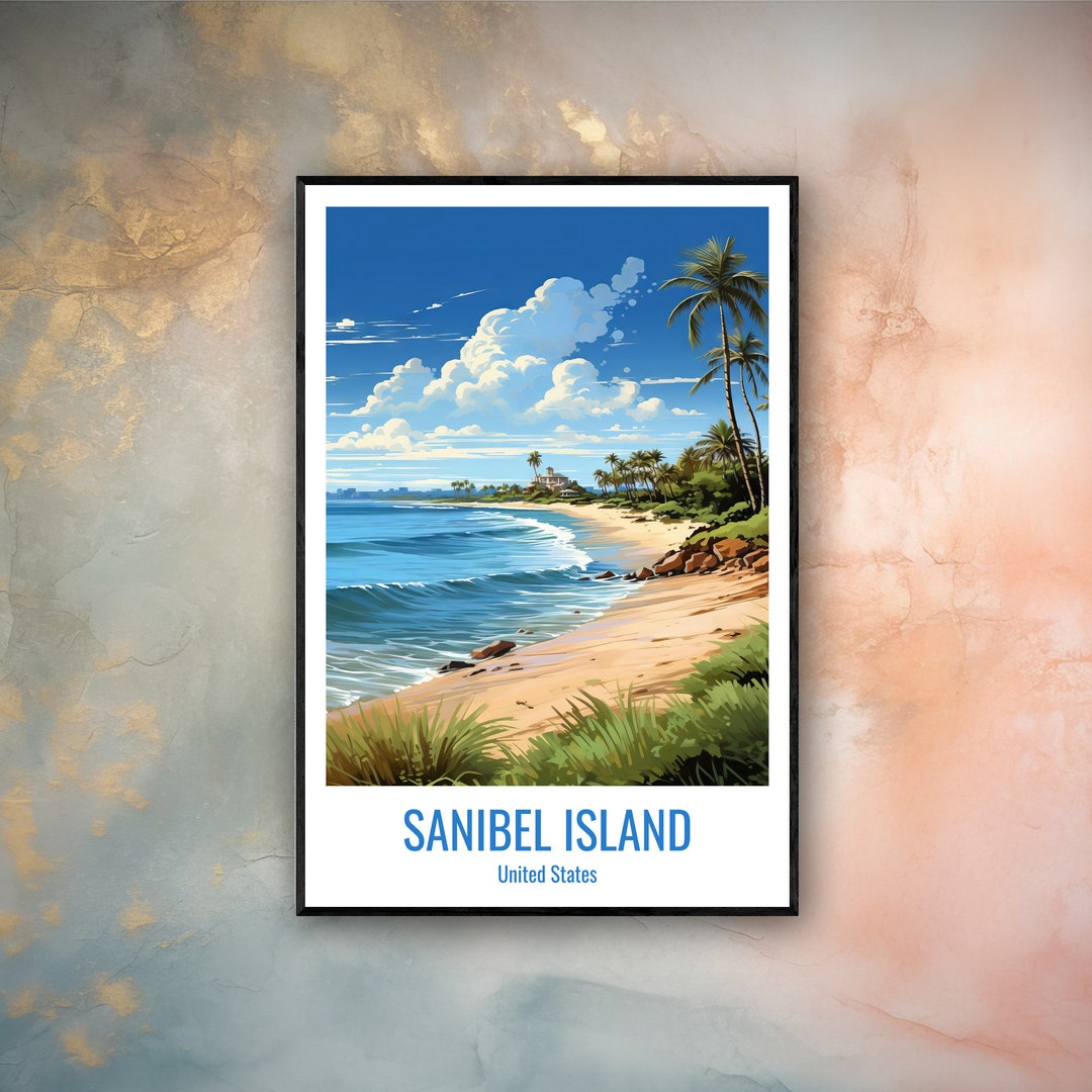 Sanibel Island Poster Sanibel Island Print Sanibel Island - Etsy