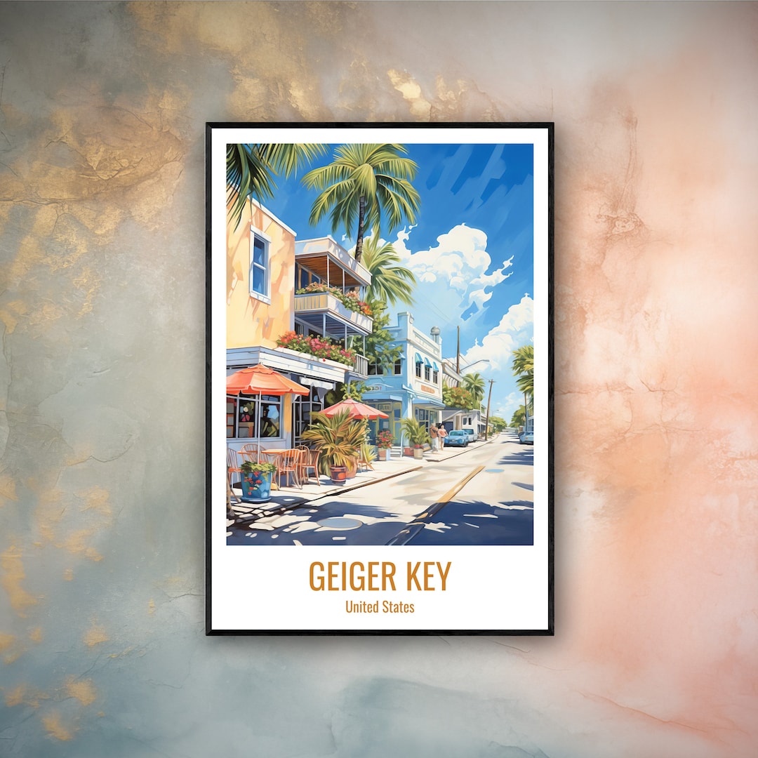 Geiger Key Poster Geiger Key Print Geiger Key Decor United Etsy