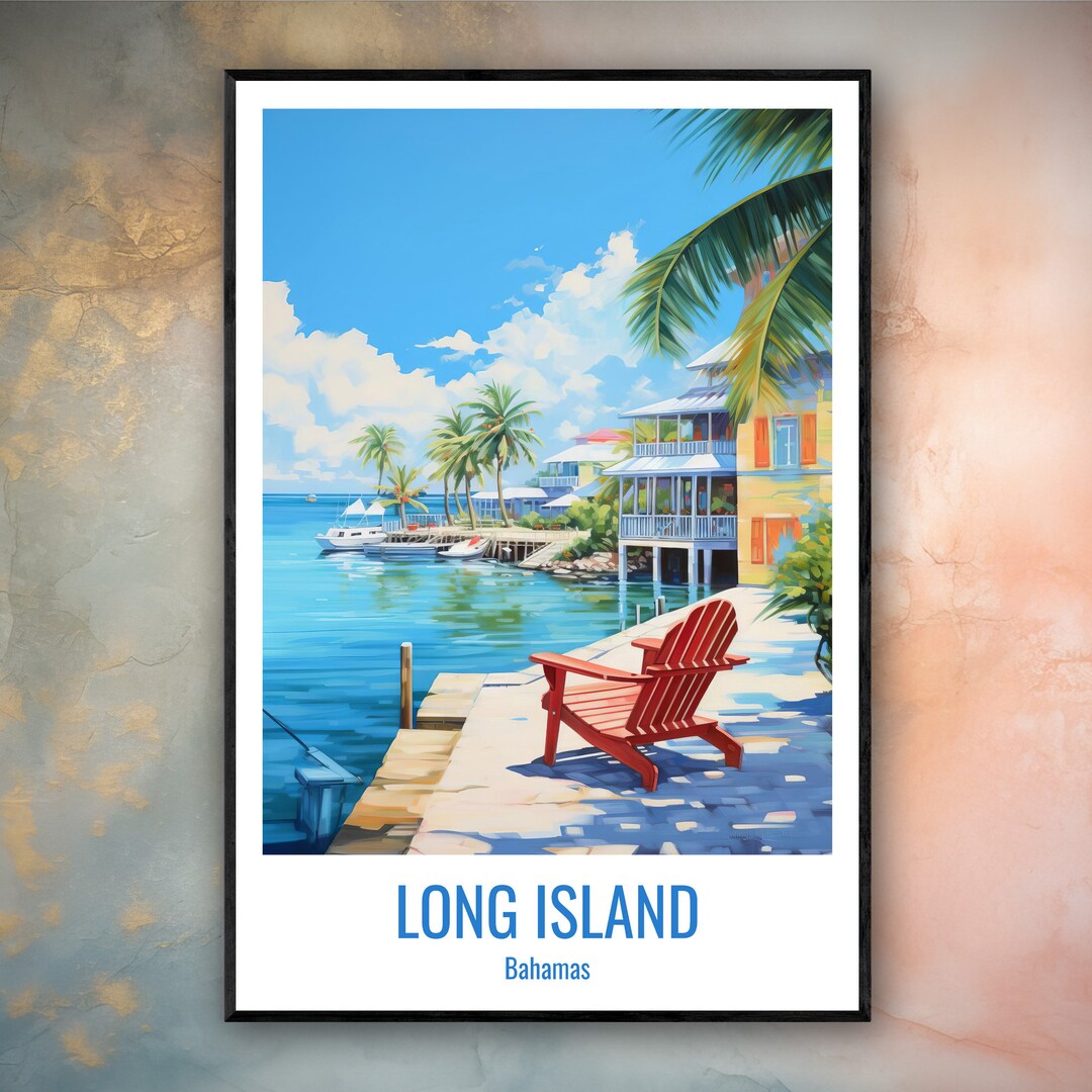 Long Island Poster Long Island Wall Art Long Island Home Etsy