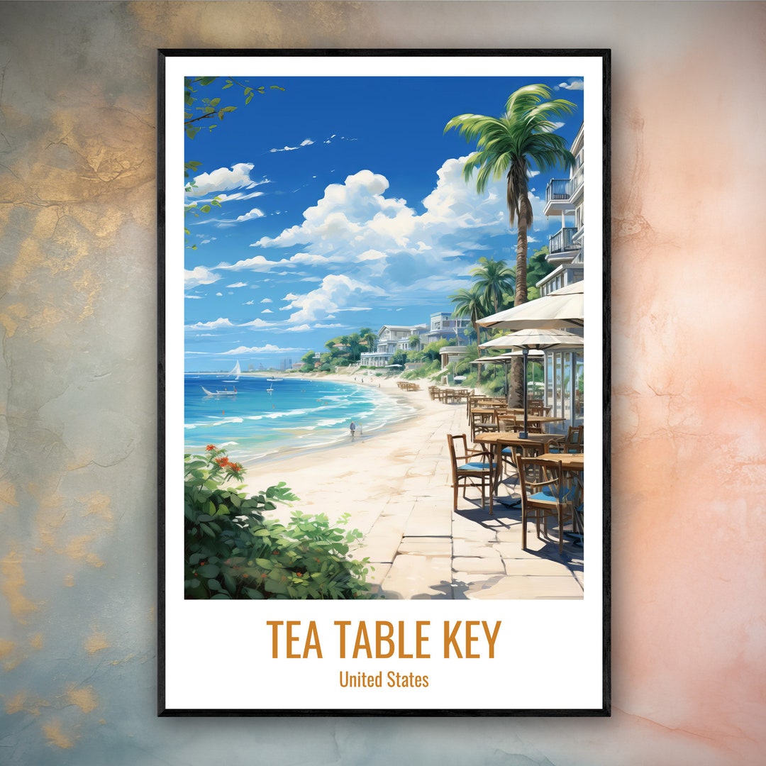 Tea Table Key Poster Tea Table Key Wall Art Tea Table Key Etsy