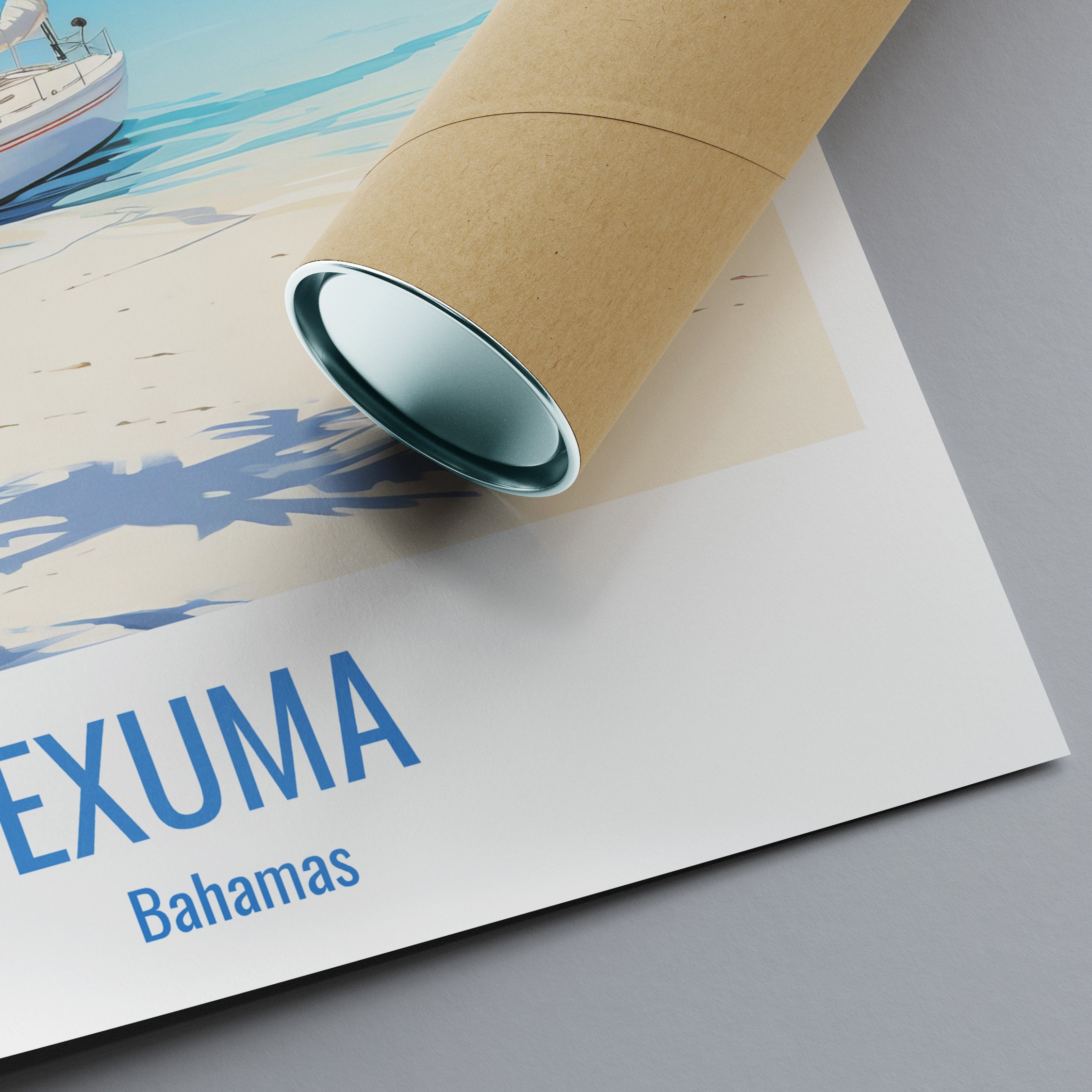 Exuma Poster Exuma Bahamas Poster | Exuma Island Wall Art | Exuma Travel Print ...