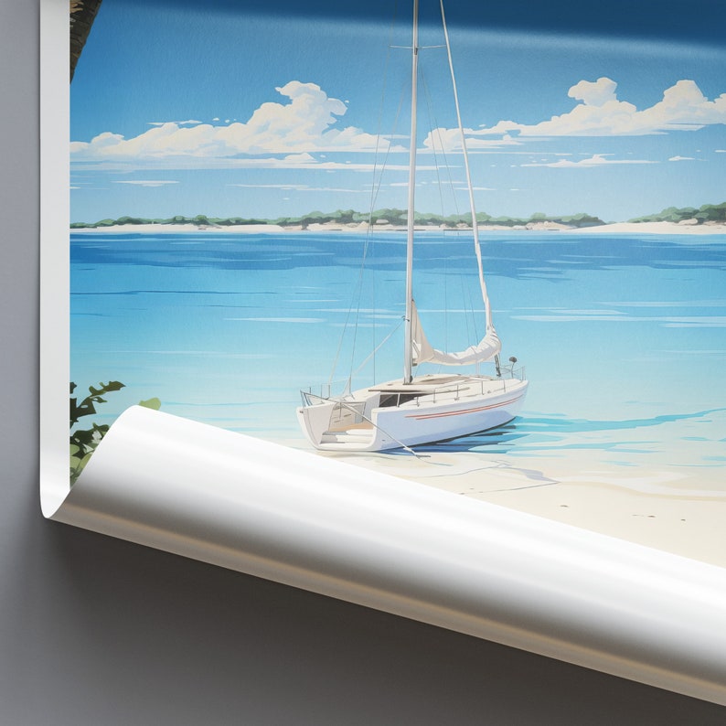 Exuma Poster Exuma Bahamas Poster | Exuma Island Wall Art | Exuma Travel Print ...