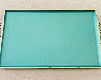 Vintage MCM Moiré Glaze Tray by KYES