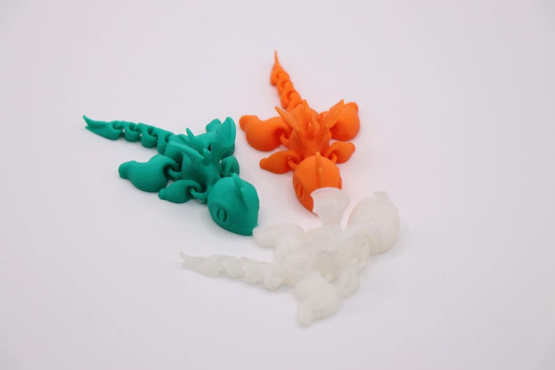 Articulated Tiny Baby Dragon 3D Printed Model - Etsy