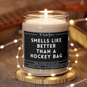 Hockey Girlfriend Gift | Hockey Girlfriend Candle | Supportive Hockey Girlfriend | Funny Gift for Hockey Girlfriend |