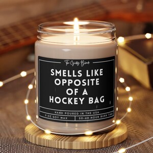 Hockey Girlfriend Gift | Hockey Girlfriend Candle | Supportive Hockey Girlfriend | Funny Gift for Hockey Girlfriend |