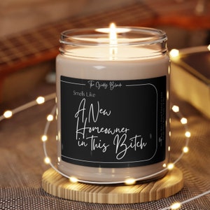 New Homeowner Gift, Housewarming Candle, Closing Day Gift, Funny New House Gift, Condo Owner, Closing Gift for House, House Warming Gift