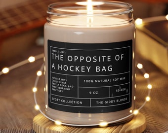 Cadeau de petite amie de hockey | Bougie de petite amie de hockey | Petite amie de hockey solidaire | Cadeau drôle pour petite amie de hockey |