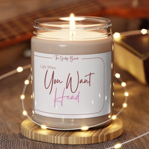 Light When You Want a BJ Candle, Funny Gift for Boyfriend Valentines Day Gift Anniversary Gift for Husband Valentines Day Gift Funny Candles