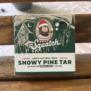 Dr Squatch Snowy Pine Tar Bar 