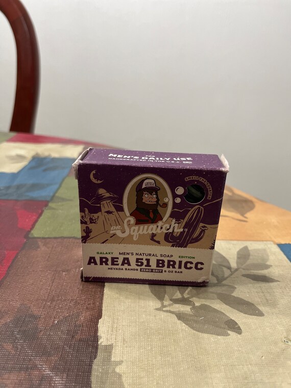 Dr. Squatch: Bar Soap, Area 51 Bricc Exclusive