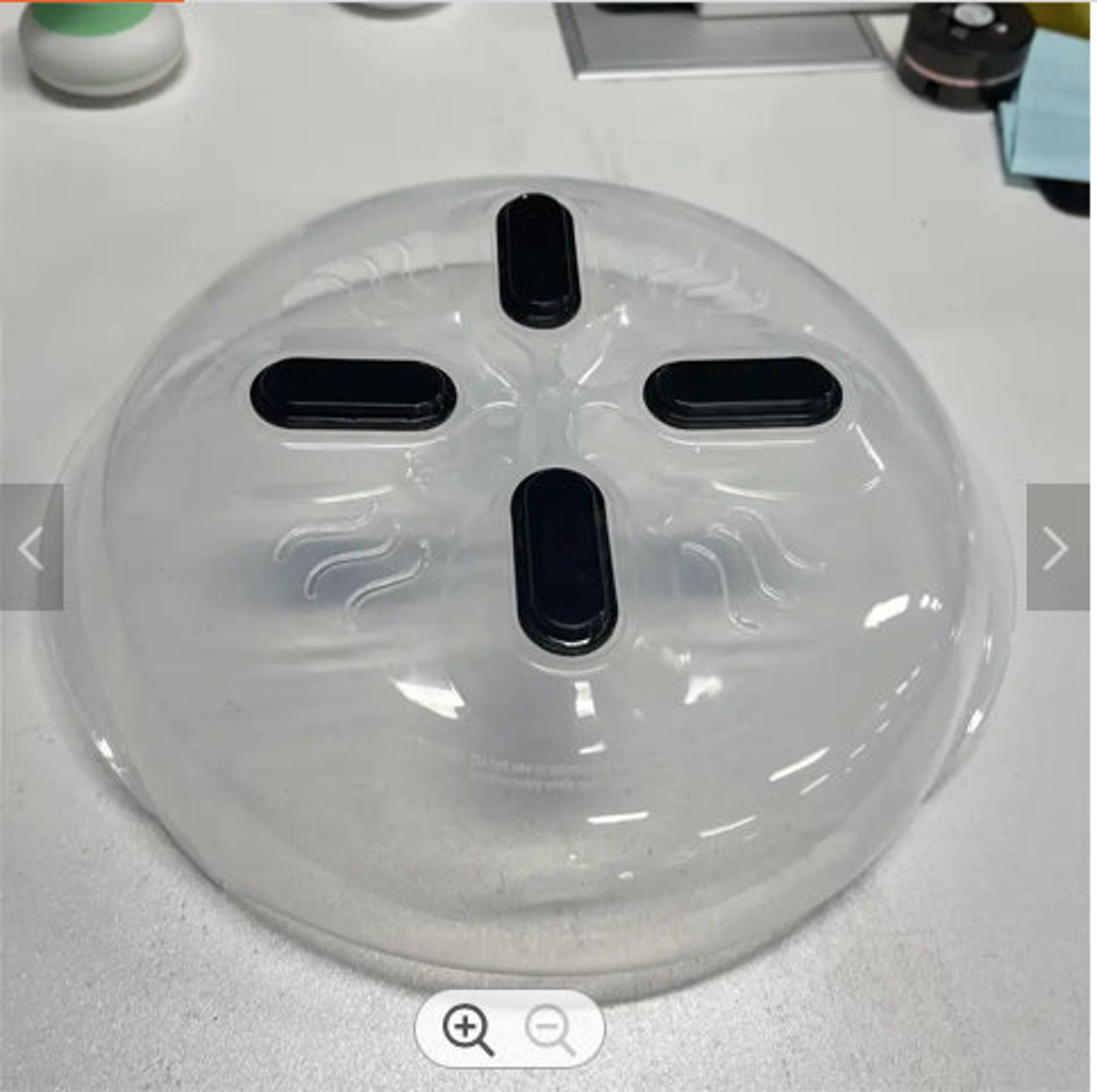 2 Set of Microwave Food Cover Clear Plastic Etsy