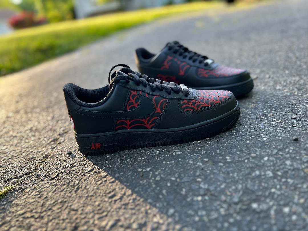 custom spiderman air force 1