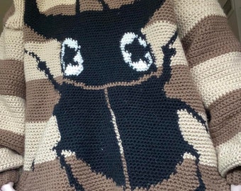 Beetle Bug Crochet Sweater Pattern