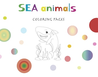 5 bajo el mar para colorear