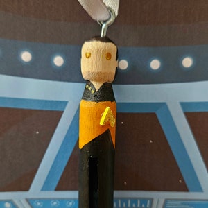 Löjtnant Commander Data klädnypsdocka, Star Trek-prydnad