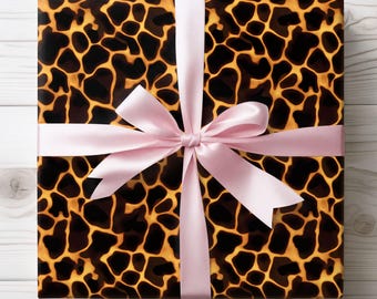 Elegant Tortoise Shell Gift Wrap, Luxury Roll wrap, Chinoiserie, Preppy