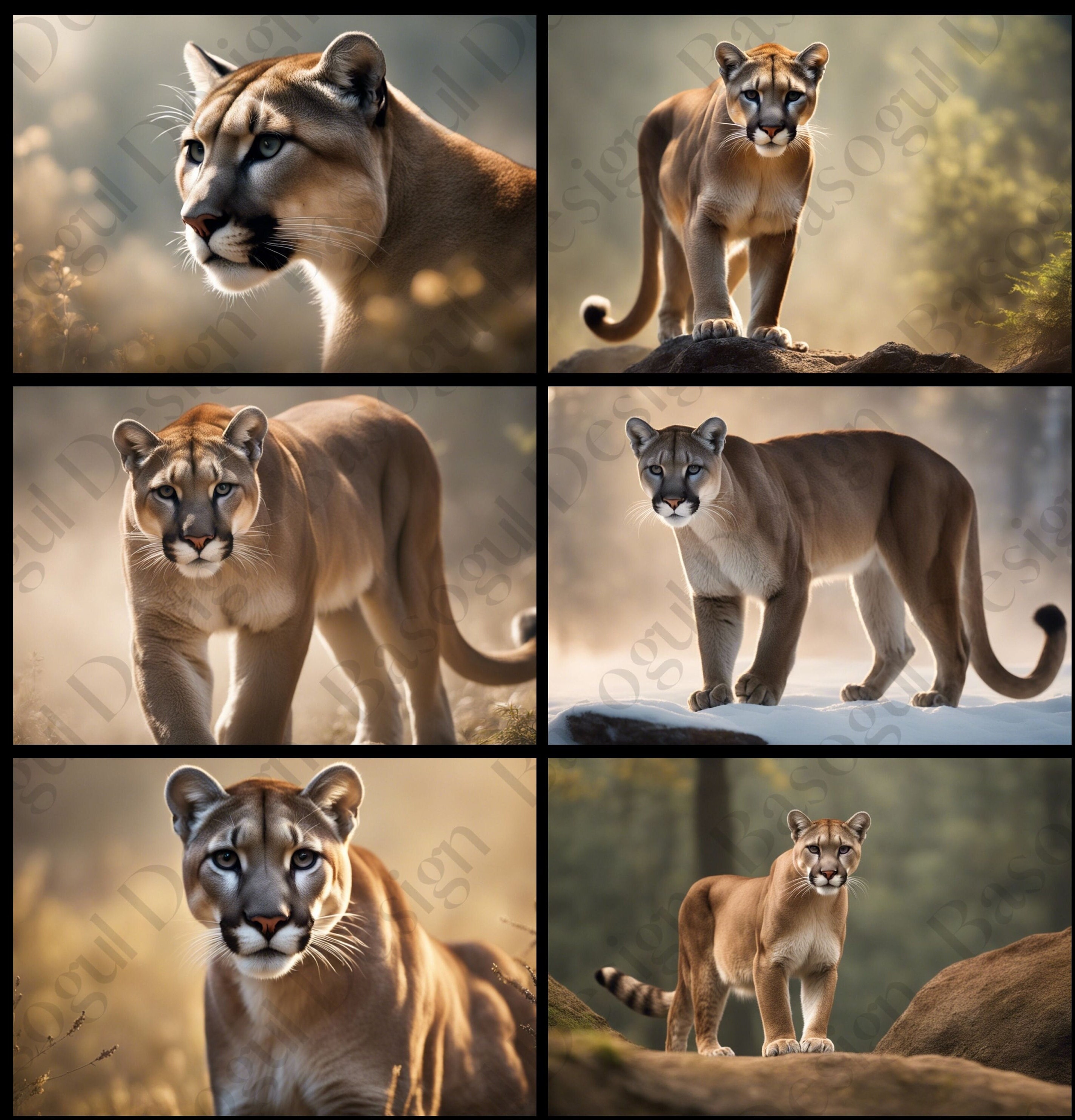 Mountain Lion Photography Stock Photos Cinematic, Wildlife, Mountain