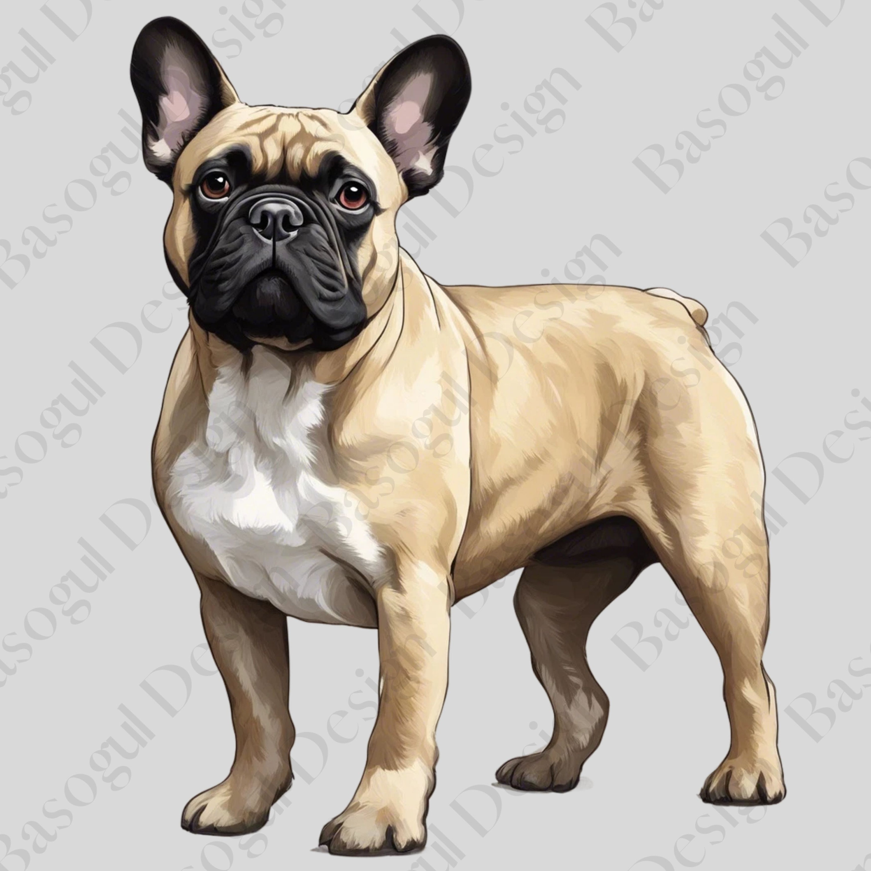 French Bulldog Clipart Png Dog Clipart Printable French - Etsy