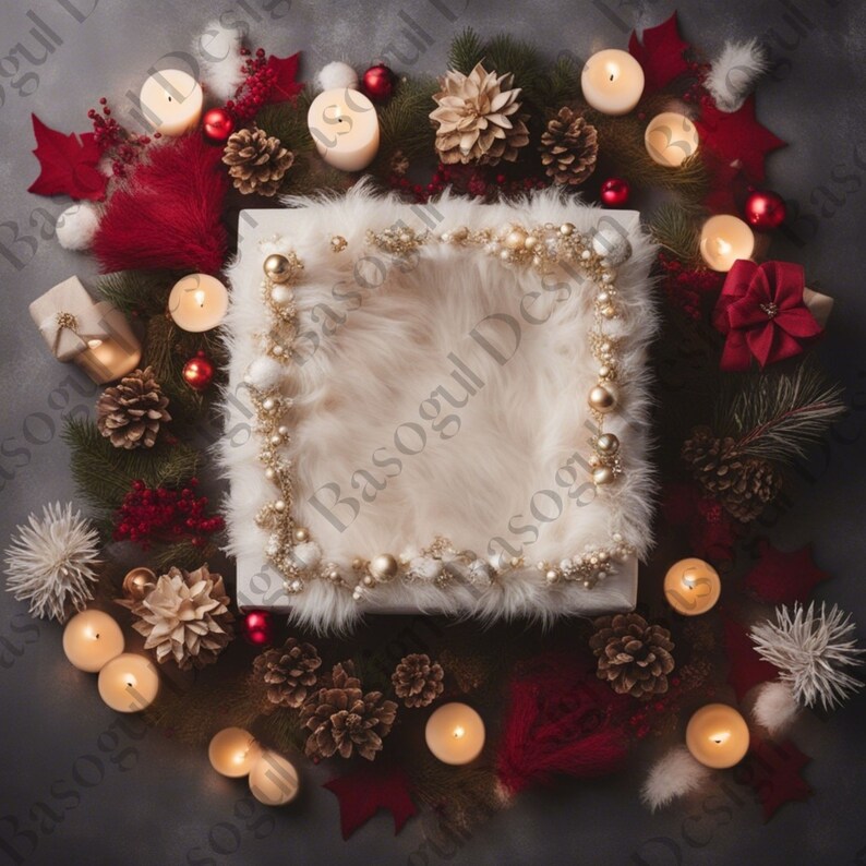 Christmas Newborn Digital Backdrop Photography Background Newborn Baby